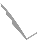 LEGO 61678 Slope, Curved 4 x 1 in White - Authentic LEGO Part