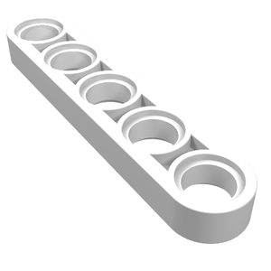 LEGO 32017 Technic, Liftarm Thin 1 x 5 in White - Authentic LEGO Part