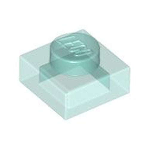 LEGO 3024 Plate 1 x 1 in Trans-Light Blue - Authentic LEGO Part