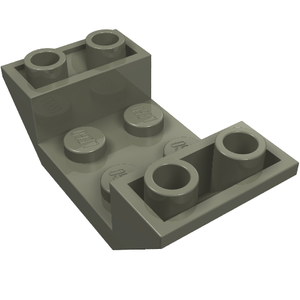 LEGO 4871 Slope Inverted 45° 4 x 2 Double in Dark Gray - Authentic LEGO Part