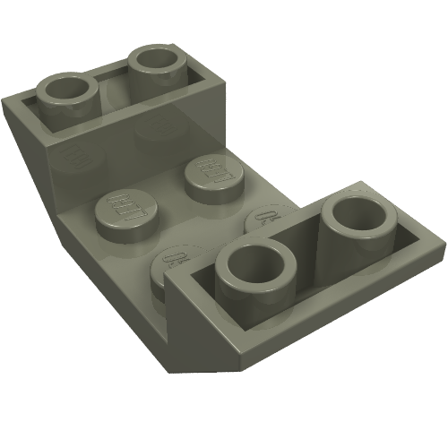LEGO 4871 Slope Inverted 45° 4 x 2 Double in Dark Gray - Authentic LEGO Part