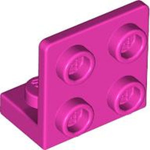LEGO 99207 Bracket 1 x 2 - 2 x 2 Inverted in Dark Pink - Authentic LEGO Part
