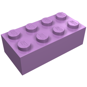 LEGO 3001 Brick 2 x 4 in Medium Lavender - Authentic LEGO Part