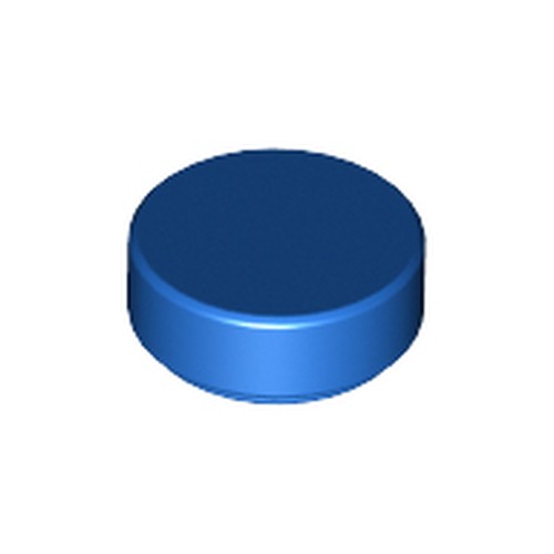 LEGO 98138 Tile, Round 1 x 1 in Blue - Authentic LEGO Part