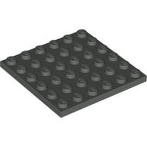 LEGO 3958 Plate 6 x 6 in Dark Gray - Authentic LEGO Part