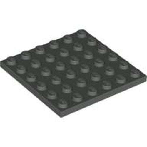 LEGO 3958 Plate 6 x 6 in Dark Gray - Authentic LEGO Part