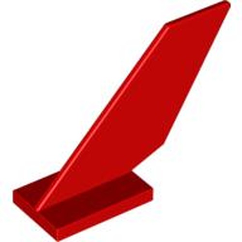 LEGO 6239 Tail Shuttle in Red - Authentic LEGO Part
