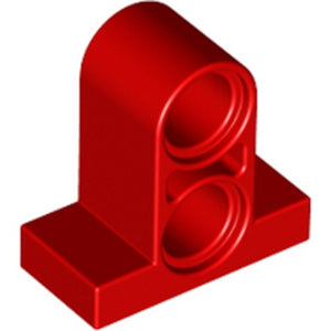 LEGO 32530 Technic, Pin Connector Plate 1 x 2 x 1 2/3 with 2 Holes on Top in Red - Authentic LEGO Part