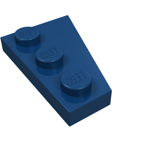 LEGO 43723 Wedge, Plate 3 x 2 Left in Dark Blue - Authentic LEGO Part