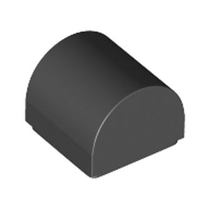 LEGO 49307 Slope, Curved 1 x 1 x 2/3 Double in Black - Authentic LEGO Part