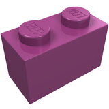 LEGO 3004 Brick 1 x 2 in Magenta - Authentic LEGO Part