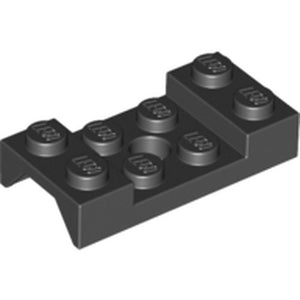 LEGO 60212 Vehicle, Mudguard 2 x 4 with Arch Studded with Hole in Black - Authentic LEGO Part