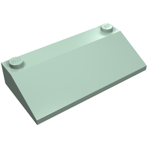 LEGO 3939 Slope 33 3 x 6 with Inner Walls in Sand Green - Authentic LEGO Part