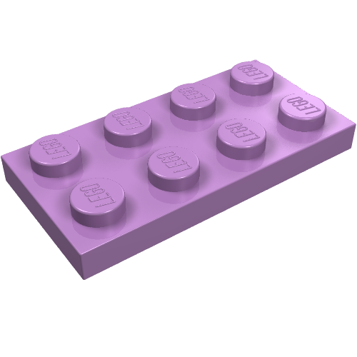 LEGO 3020 Plate 2 x 4 in Medium Lavender - Authentic LEGO Part