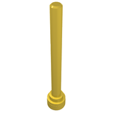 LEGO 3957b Antenna 4H - Flat Top in Yellow - Authentic LEGO Part