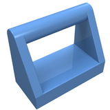 LEGO 2432 Tile, Modified 1 x 2 with Bar Handle in Medium Blue - Authentic LEGO Part