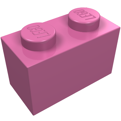 LEGO 3004 Brick 1 x 2 in Light Purple - Authentic LEGO Part