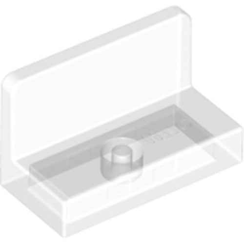 LEGO 4865b Panel 1 x 2 x 1 with Rounded Corners in Trans-Clear - Authentic LEGO Part