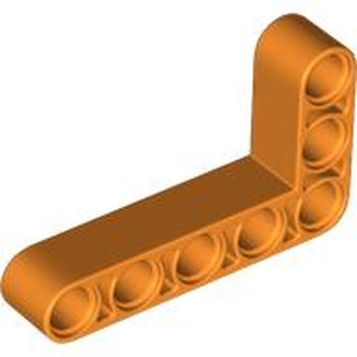 LEGO 32526 Technic, Liftarm, Modified Bent Thick L-Shape 3 x 5 in Orange - Authentic LEGO Part