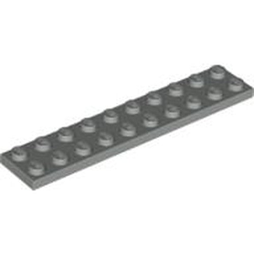 LEGO 3832 Plate 2 x 10 in Light Gray - Authentic LEGO Part