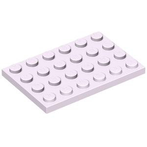 LEGO 3032 Plate 4 x 6 in Lavender - Authentic LEGO Part