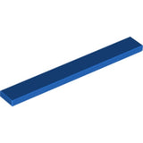 LEGO 4162 Tile 1 x 8 in Blue - Authentic LEGO Part