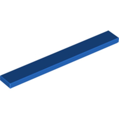 LEGO 4162 Tile 1 x 8 in Blue - Authentic LEGO Part