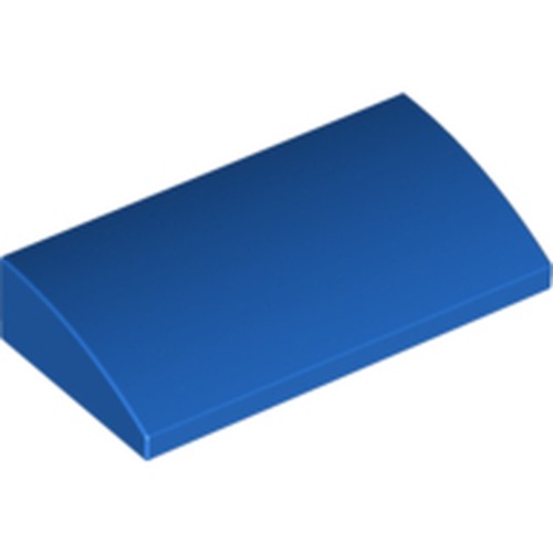 LEGO 88930 Slope, Curved 2 x 4 x 2/3 with Bottom Tubes in Blue - Authentic LEGO Part