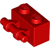 LEGO 30236 Brick, Modified 1 x 2 with Bar Handle on Side in Red - Authentic LEGO Part