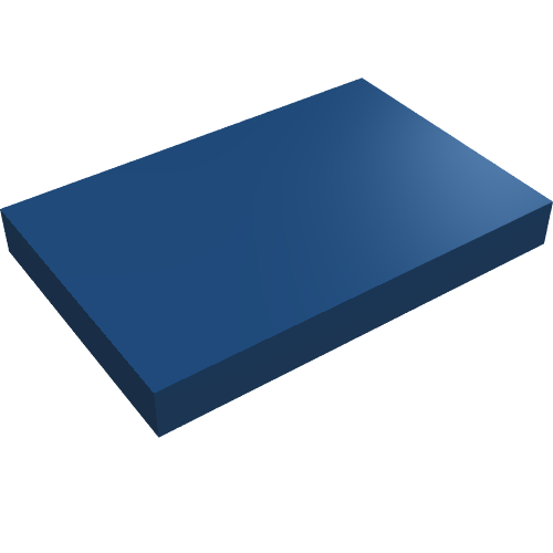 LEGO 26603 Tile 2 x 3 in Dark Blue - Authentic LEGO Part