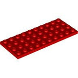 LEGO 3030 Plate 4 x 10 in Red - Authentic LEGO Part