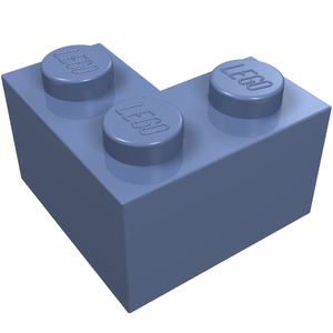 LEGO 2357 Brick 2 x 2 Corner in Sand Blue - Authentic LEGO Part