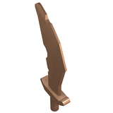 LEGO 60752 Minifigure, Weapon Sword, Scimitar with Nicks in Copper - Authentic LEGO Part