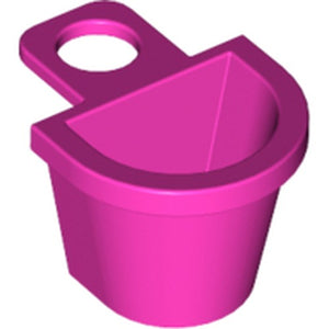 LEGO 4523 Minifigure Container D-Basket in Dark Pink - Authentic LEGO Part