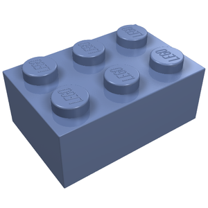 LEGO 3002 Brick 2 x 3 in Sand Blue - Authentic LEGO Part