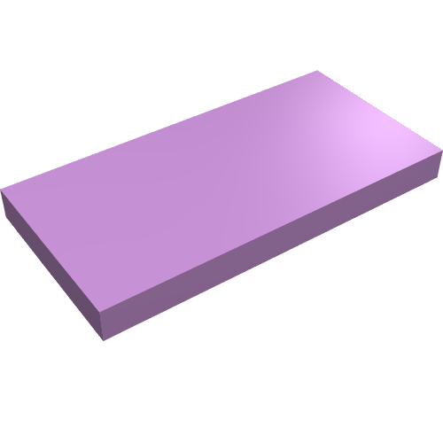LEGO 87079 Tile 2 x 4 in Medium Lavender - Authentic LEGO Part