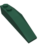LEGO 41748 Wedge 6 x 2 Left in Dark Green - Authentic LEGO Part