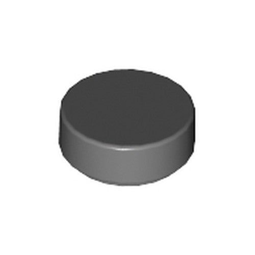 LEGO 98138 Tile, Round 1 x 1 in Dark Bluish Gray - Authentic LEGO Part