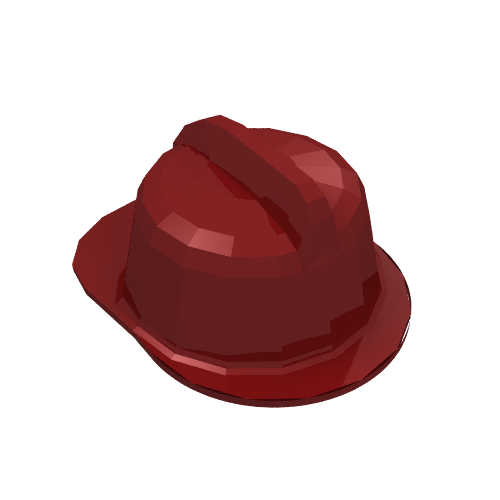 LEGO 3834 Minifigure, Headgear Fire Helmet - Main Product Image