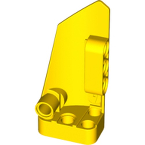 LEGO 64391 Technic, Panel Fairing # 4 Small Smooth Long, Side B in Yellow - Authentic LEGO Part