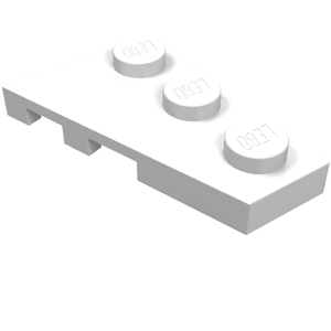 LEGO 43722 Wedge, Plate 3 x 2 Right in White - Authentic LEGO Part