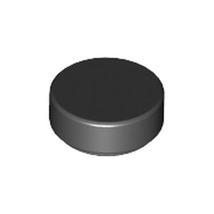 LEGO 98138 Tile, Round 1 x 1 in Black - Authentic LEGO Part