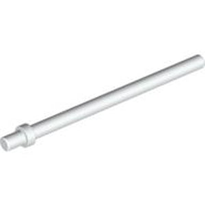 LEGO 4095 Bar   6.6L with Stop Ring (Patio Umbrella Stand) in White - Authentic LEGO Part