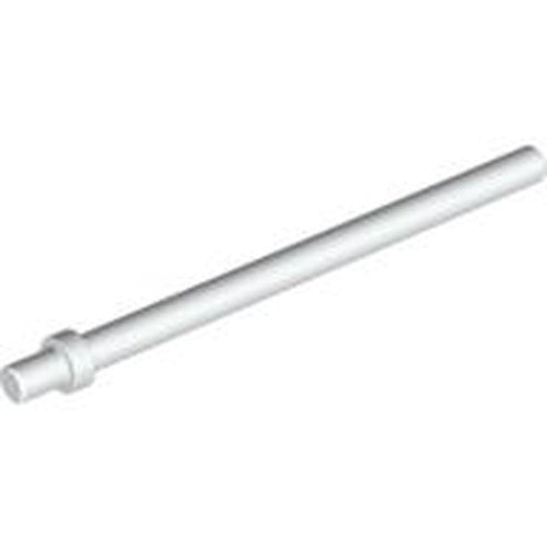LEGO 4095 Bar   6.6L with Stop Ring (Patio Umbrella Stand) in White - Authentic LEGO Part