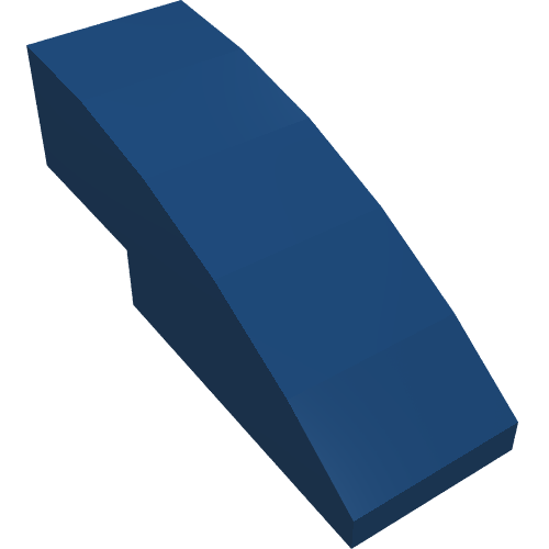 LEGO 50950 Slope, Curved 3 x 1 in Dark Blue - Authentic LEGO Part