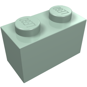LEGO 3004 Brick 1 x 2 in Sand Green - Authentic LEGO Part