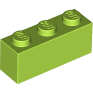 LEGO 3622 Brick 1 x 3 in Lime - Authentic LEGO Part