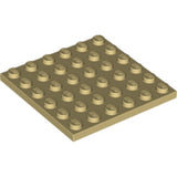 LEGO 3958 Plate 6 x 6 in Tan - Authentic LEGO Part