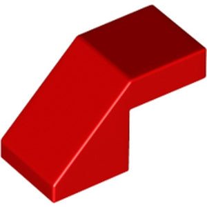 LEGO 28192 Slope 45 2 x 1 with Cutout without Stud in Red - Authentic LEGO Part