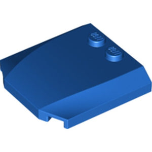 LEGO 45677 Wedge 4 x 4 x 2/3 Triple Curved in Blue - Authentic LEGO Part